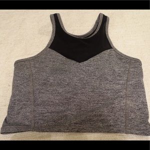 Crop top workout top